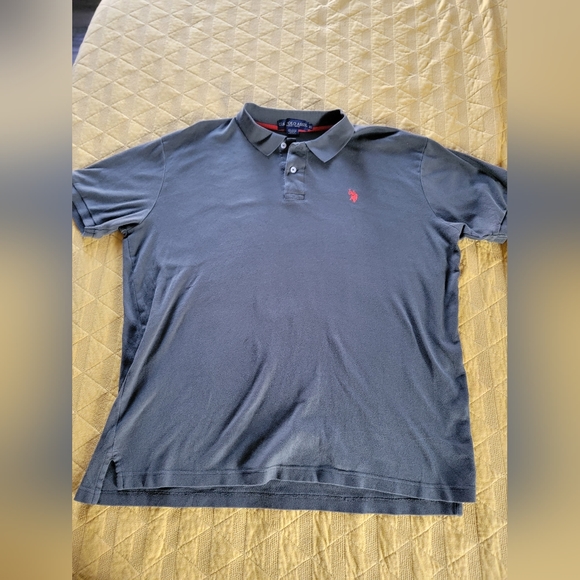 Lot of 2 US Polo Assn 100% cotton men's collared shirts. - Picture 4 of 11